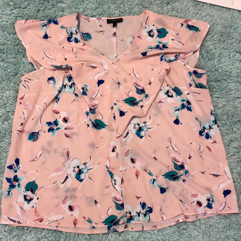 Floral plus size top